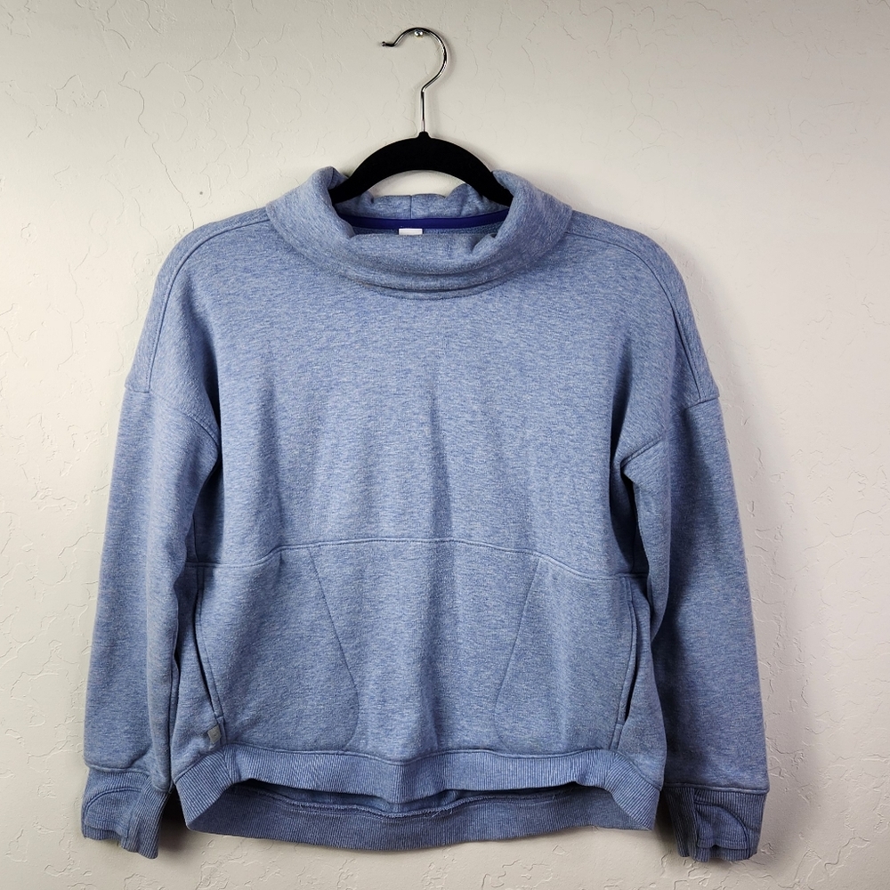 Athleta Light Blue Pullover Sweater
